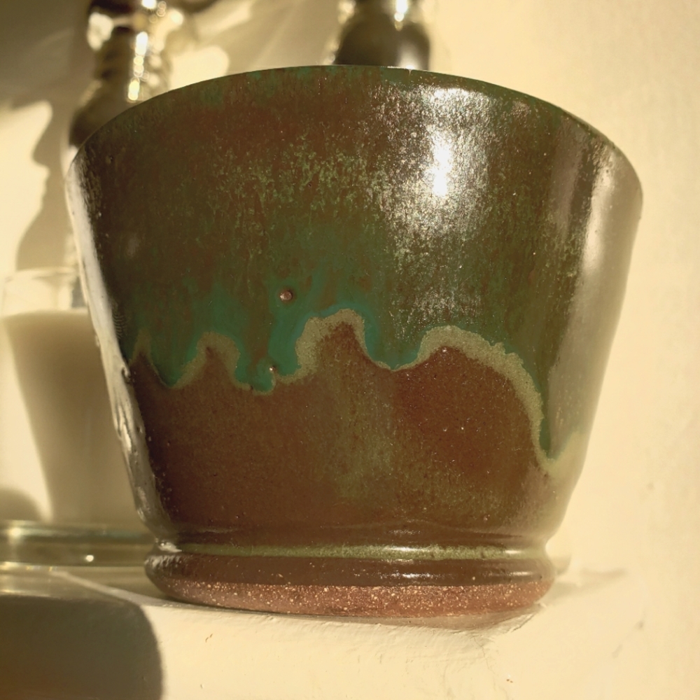 Pottery bowl/ candle holder